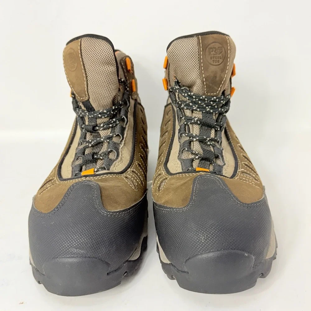 Timberland PRO Mens 86515 Steel Toe Waterproof Work Boots Brown 13W ASTM EH